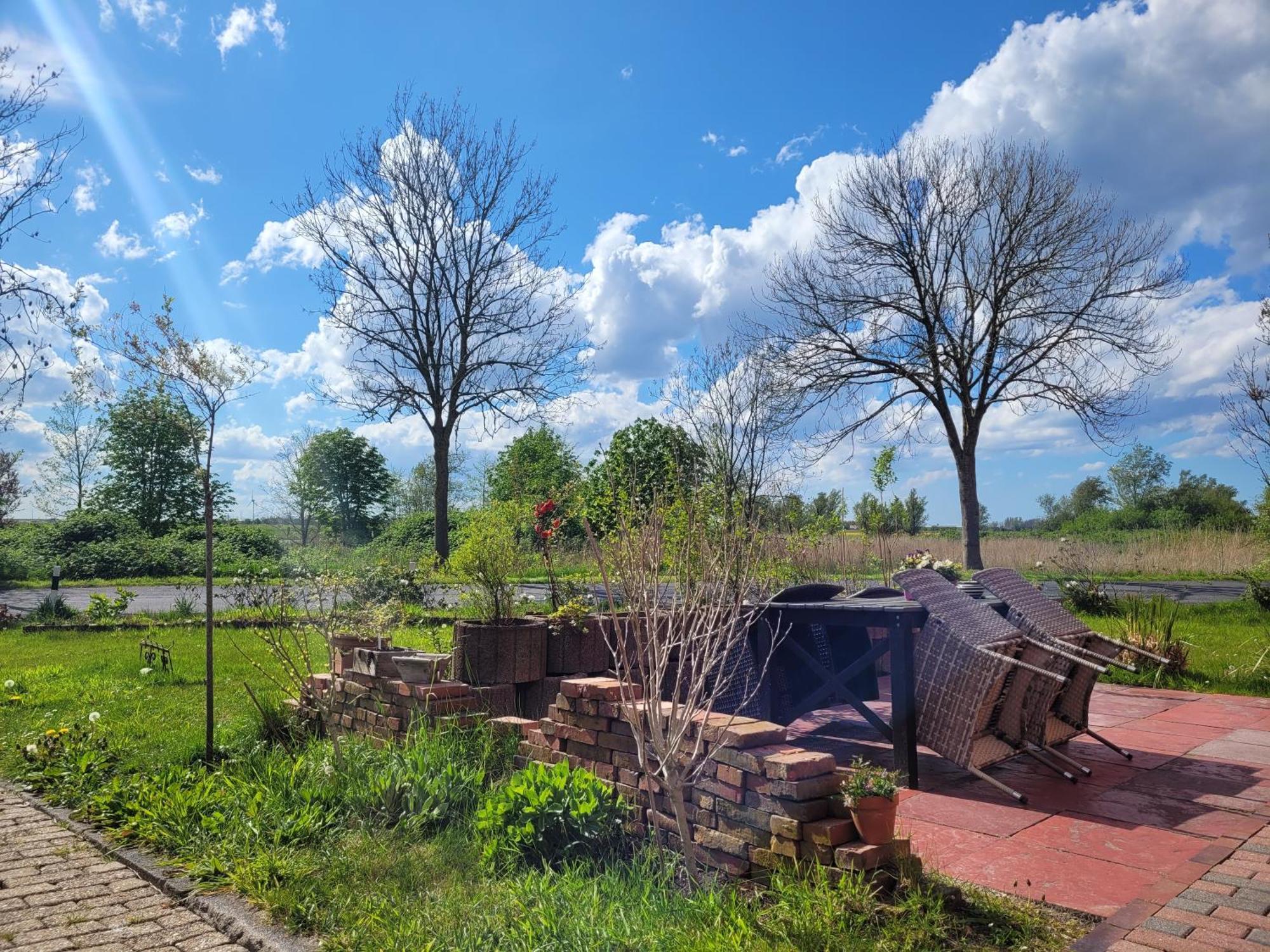 Ferienwohnung Gulfhof Anelis Krummhörn Exterior foto